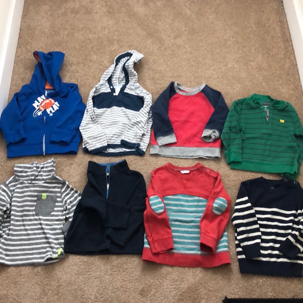 2T sweater/sweatshirt bundle